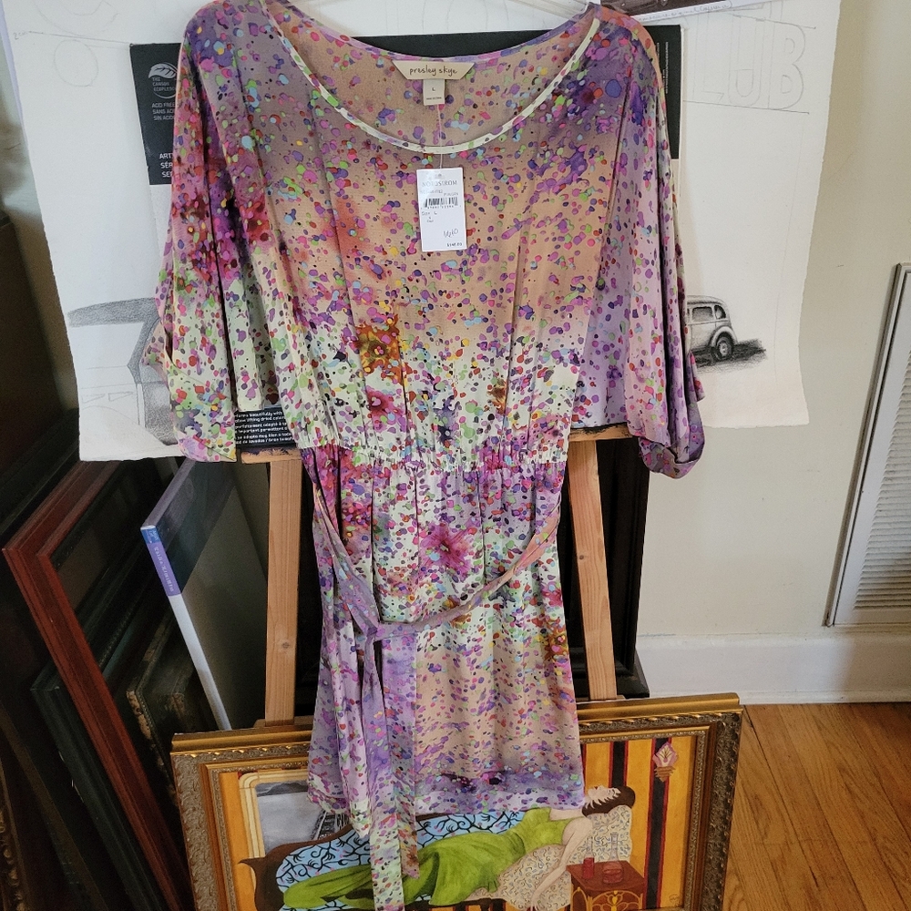 Presley Skye Multicolor Abstract Dress